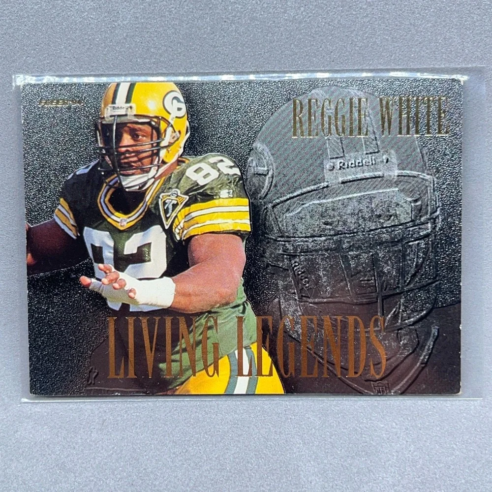 1994 Fleer Living Legends #6 Reggie White Green Bay Packers Silver Metal